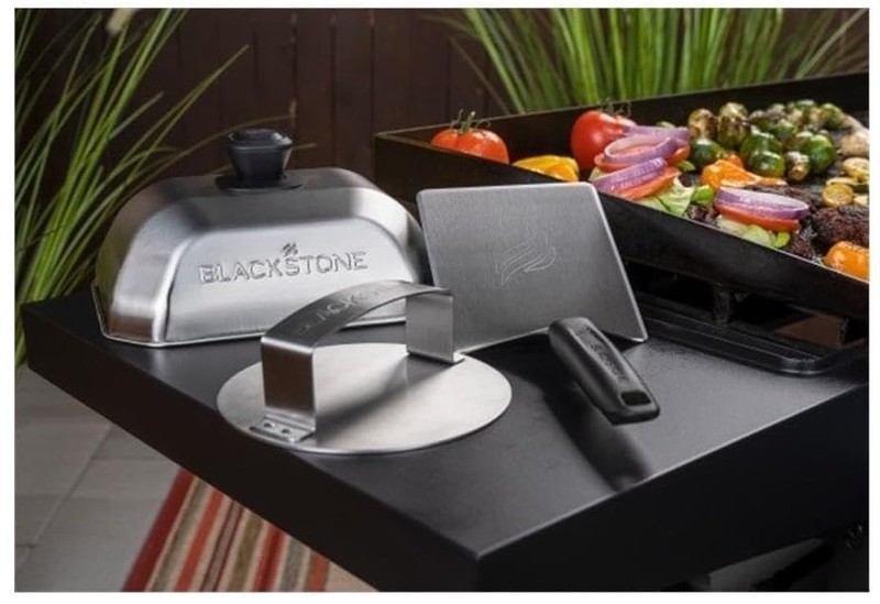 BLACKSTONE Smash Burger Kit, stainless steel BRAND NEW gallery