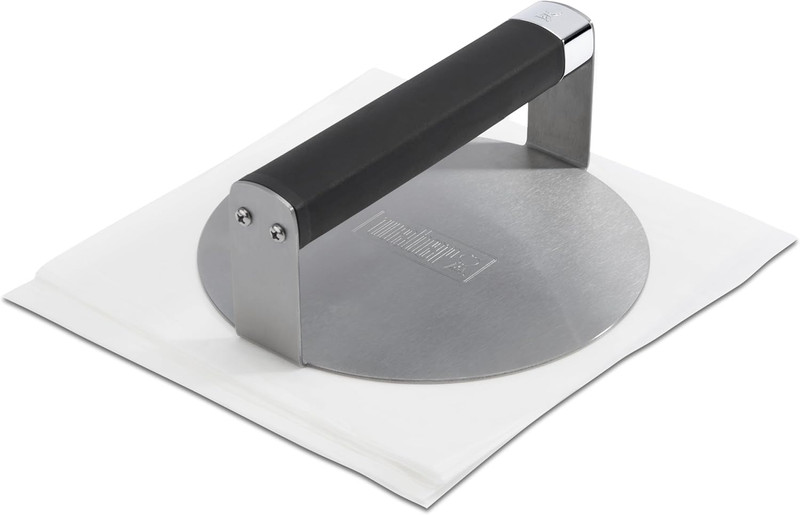 Smashed Burger Set – Smash Press, Wide Spatula & Seasoning Shakers for Perfect C gallery