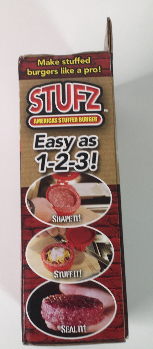 Stufz Stuffed Burger Press - Hamburger Patty Maker - As Seen On TV - New! gallery
