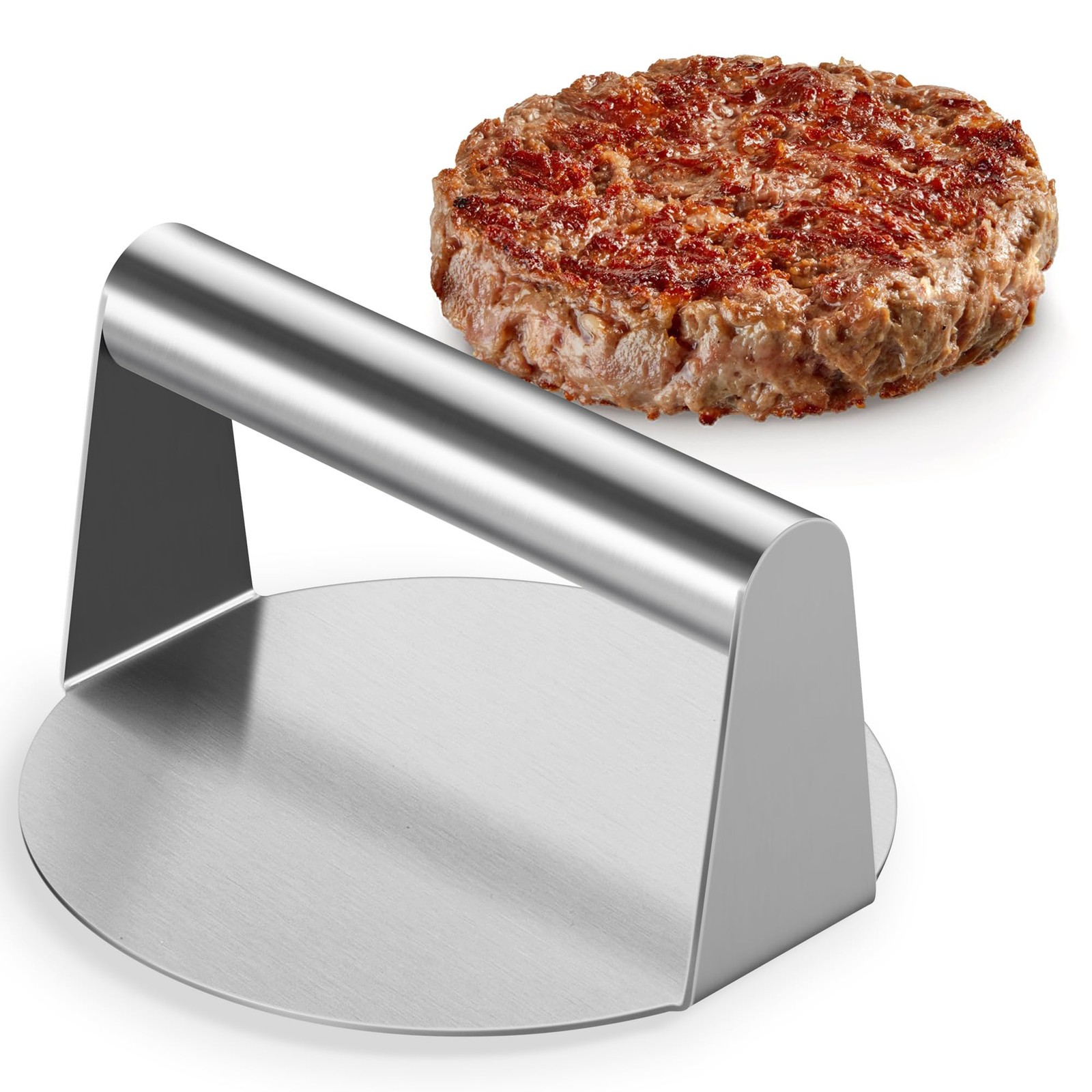 Joyfair Smash Burger Press for Griddle (5.5 Inch), Stainless 5.5 Inch, Silver gallery