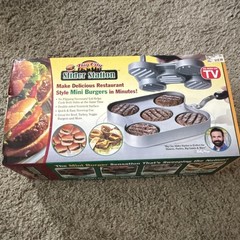 As Seen On TV Big City Slider Station 4-Hole Non-Stick Mini Press 3 in