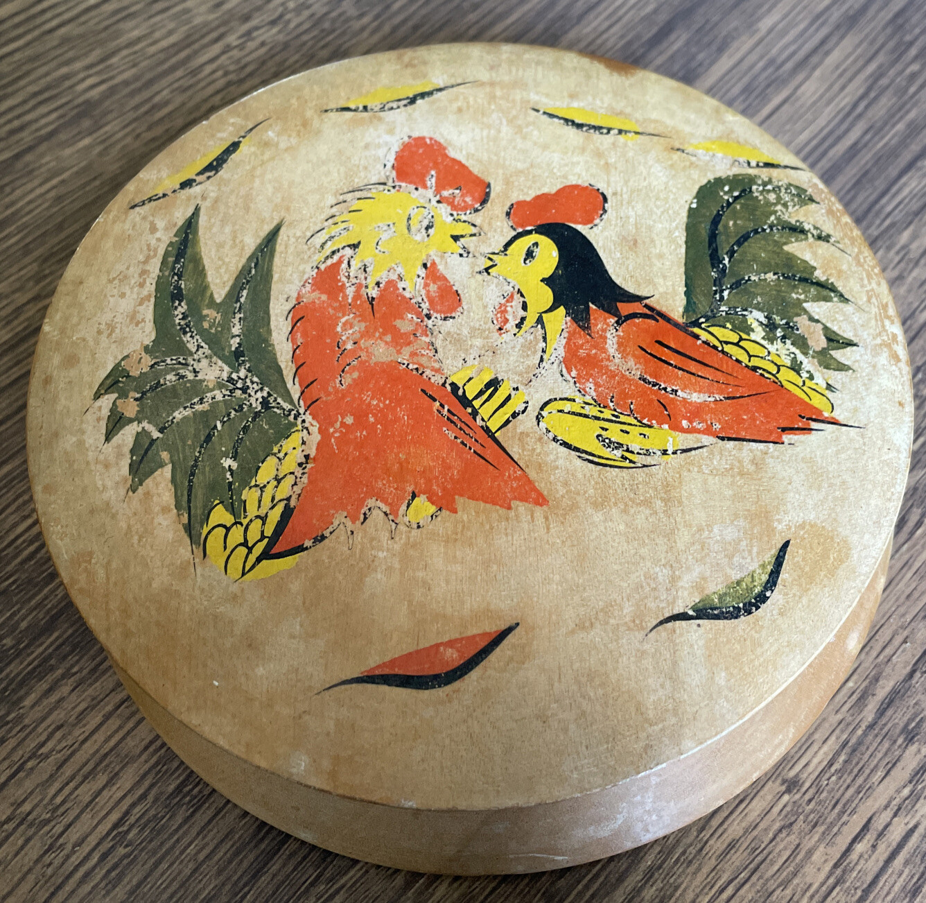 Vintage Wooden Hamburger Press Country Rooster Rustic Farmhouse Kitchen Gadget gallery