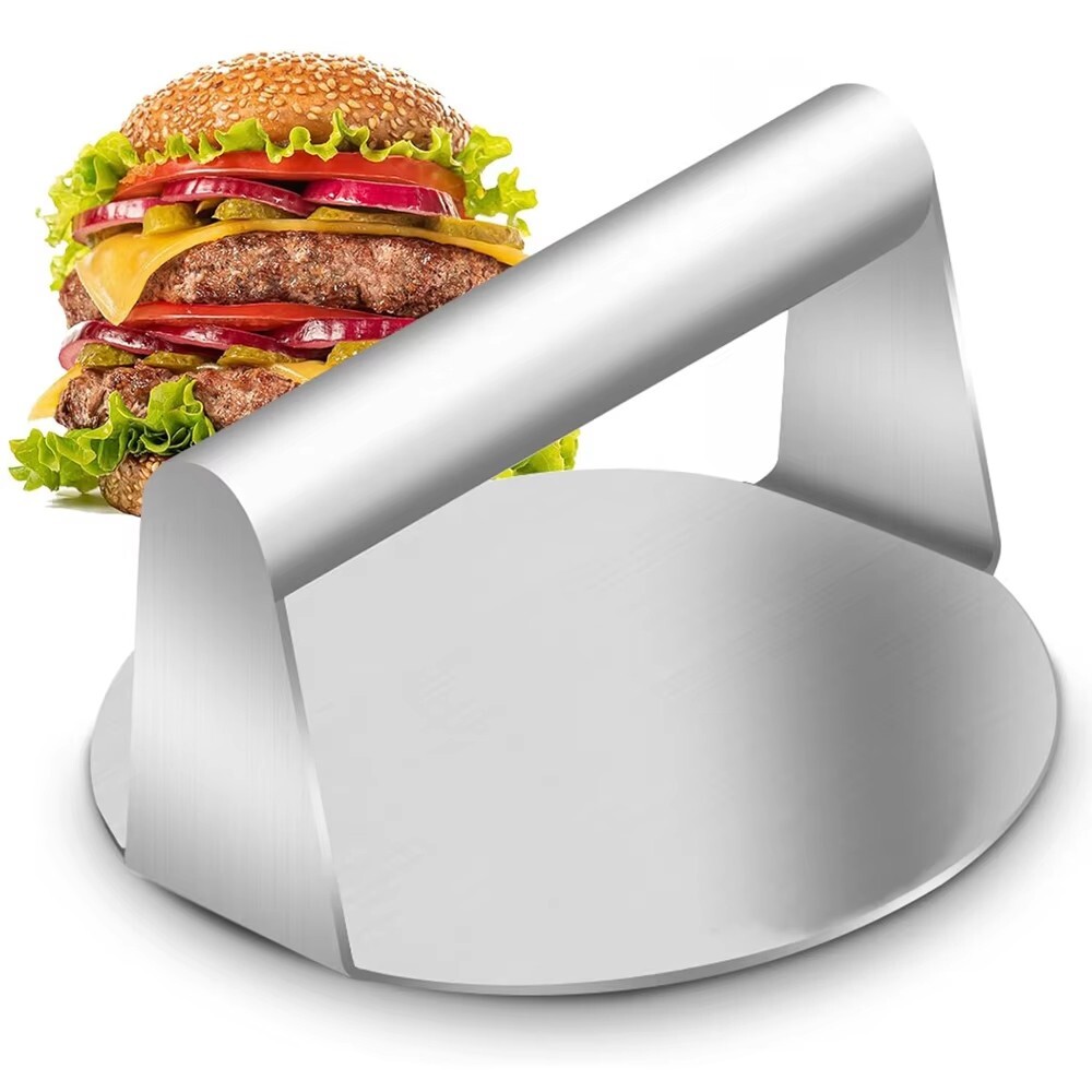 Meat Press for Hamburger Stainless Steel Circular Square Burger Patty Maker