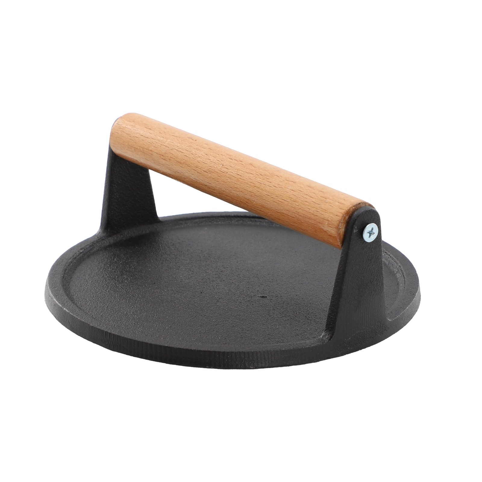 MegaChef 7.5 Inch Round Heavy Duty Cast Iron Grill Press gallery