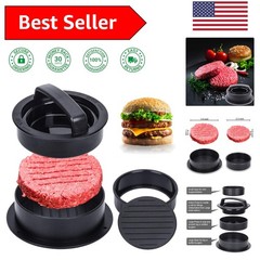 Versatile Burger Press: Create Stuffed Burgers, Sliders & More with 100 Papers