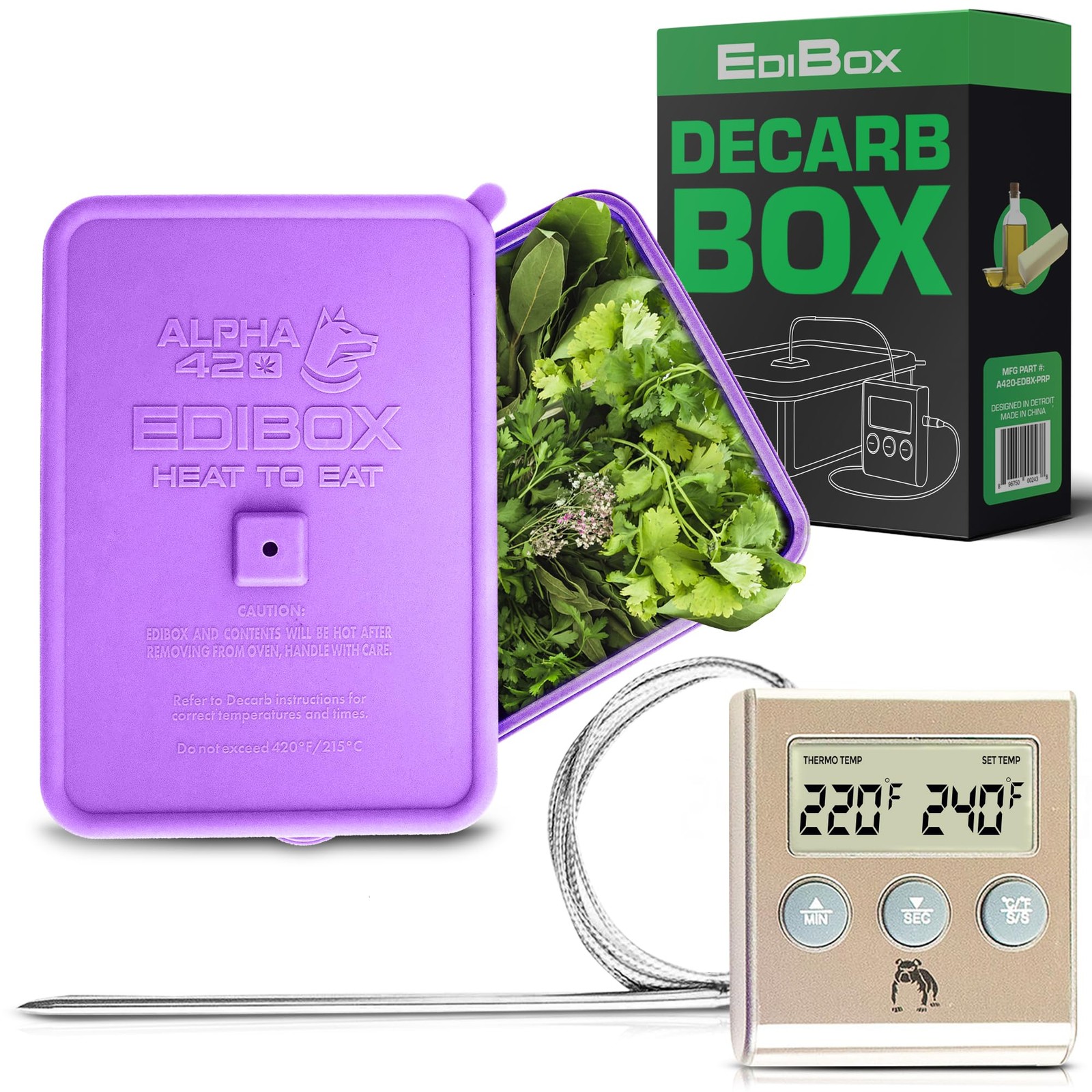 Decarboxylator Box, Decarb Machine, Decarboxylation, Use Purple gallery