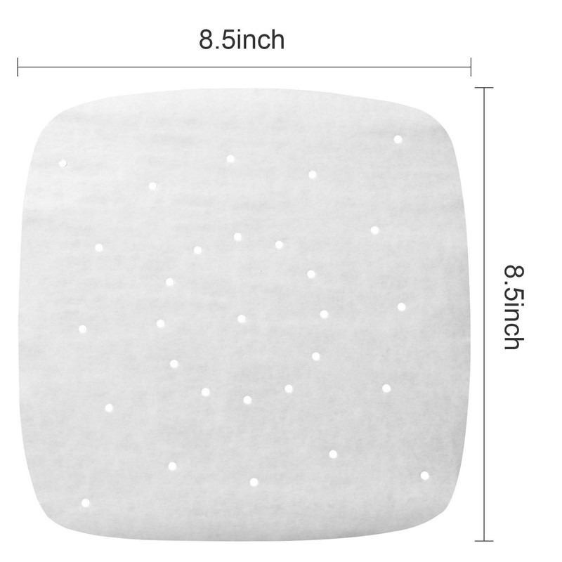 JANYUN 150Pcs 8.5 inch Air Fryer Parchment liners Papers inches, White gallery