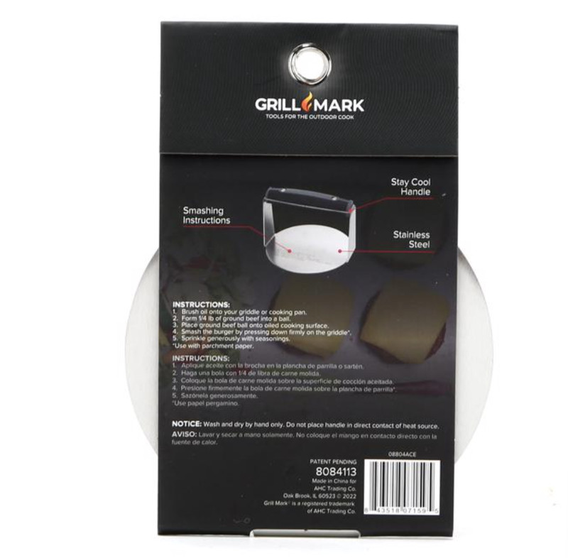 Grill Mark Stainless Steel Burger Press 1 pk gallery
