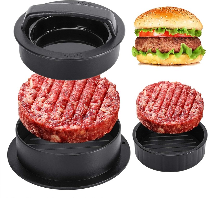 Ultimate Burger Press & Patties Maker - Non-Stick Tool with 100 Parchment Sheets gallery