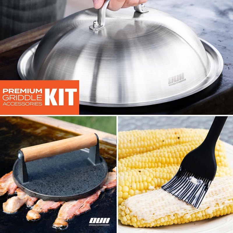 Flat Top Griddle Accessories Set for Blackstone and Camp Chef Griddle - Round... gallery