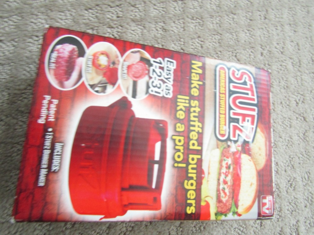 Stufz Stuffed Burger Press - Hamburger Patty Maker - As Seen On TV
