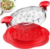 UPGRADED Chicken Shredder Pro 11” – for Meal Prep, Time Saving Large, Red gallery