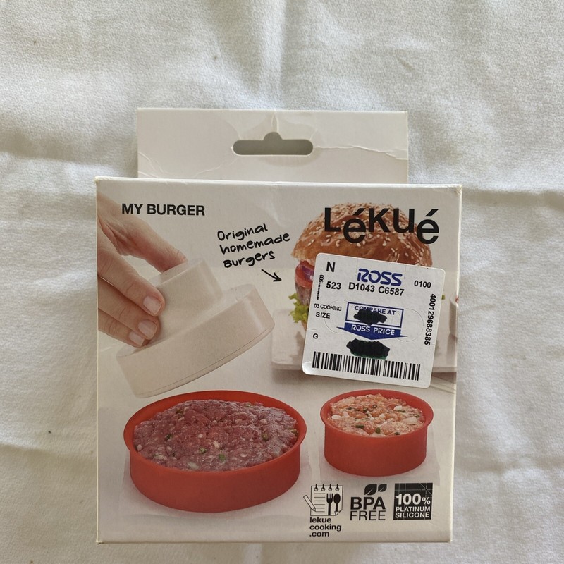 Lekue Burger Maker - My Burger Press - Salmon, Veggie, Regular Burgers gallery