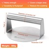 Husfunov Stainless Steel Burger Press, 5.5 Inch 5.5inch-Steel Handle, Sliver gallery