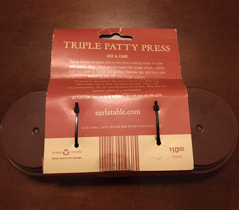 Sur La Table Triple Patty Press gallery