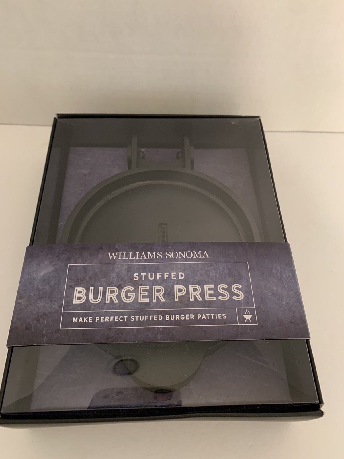 NEW Williams-Sonoma Stuffed Burger Press Quick Release Dishwasher Safe gallery