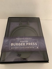 NEW Williams-Sonoma Stuffed Burger Press Quick Release Dishwasher Safe