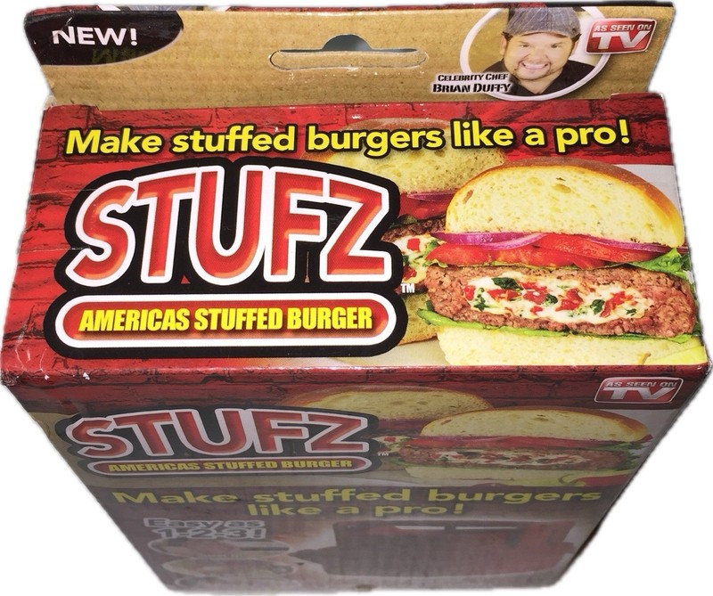 STUFZ Americas Stuffed Burger As Seen On TV Make Burgers Like A Pro! Brand New gallery