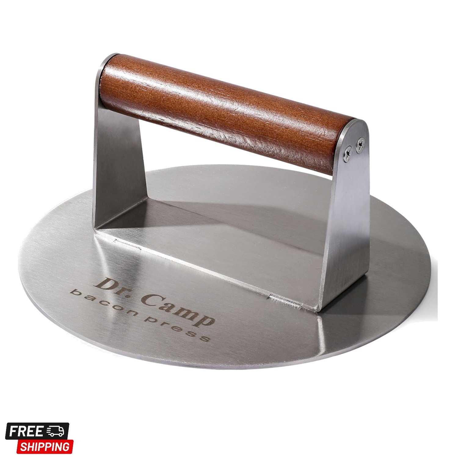 7 Inch Stainless Steel Smash Burger Press Burger Smasher Bacon Press Meat Pre... gallery
