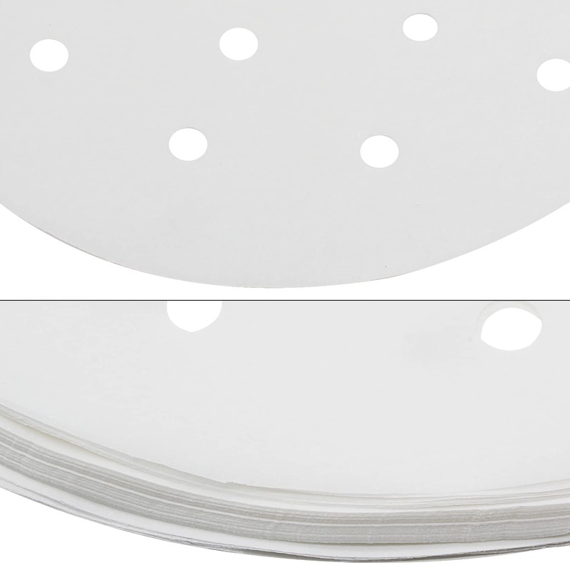 Cionyce 100 Pcs Dumpling Paper Bamboo Steamer 7 Inch 7 Inch, White gallery