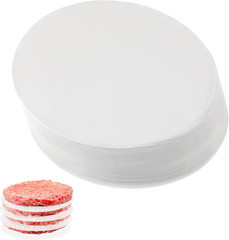 500 Pcs 5 Inches Hamburger Patty Paper Round, Parchment Burger Papers Non Stick,