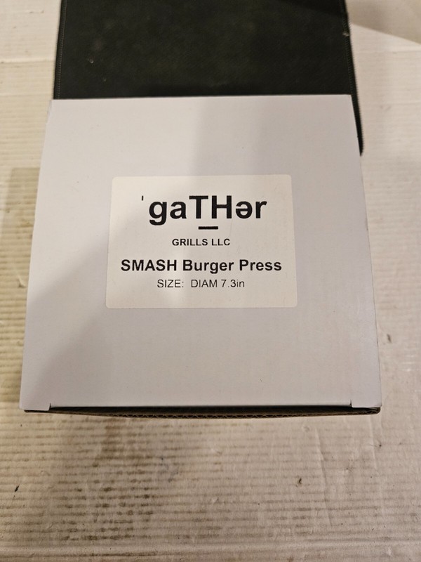 Burger Press, Round Smash Hamburger Press, Griddle Acc. Kit for Grilling NIB gallery