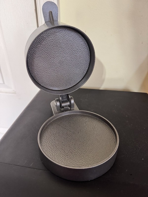 Burger Single Press Cast Aluminum Nonstick Adjustable Hamburger Mold Heavy Duty gallery