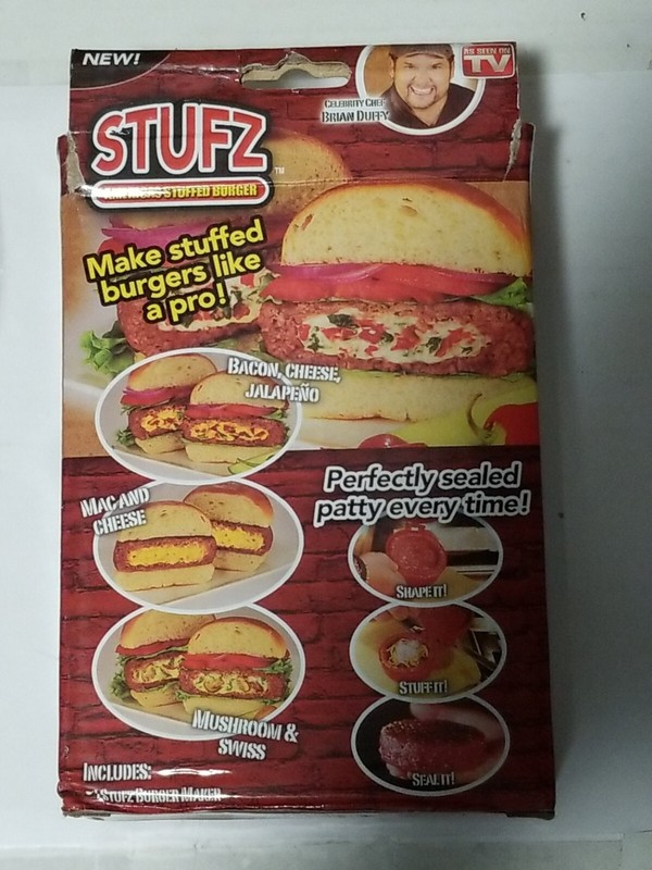 STUFZ Americas Stuffed Burger, As Seen On TV, Make Stuffed Burgers Like A Pro! gallery