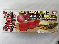 Stufz Sliders Burgers Press Sealed Sliders Patty Maker 3 At Once As Seen On TV