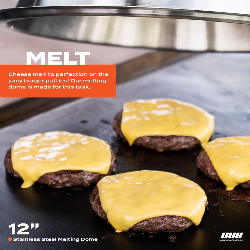 Flat Top Griddle Accessories Set for Blackstone and Camp Chef - Round Cast Iron gallery