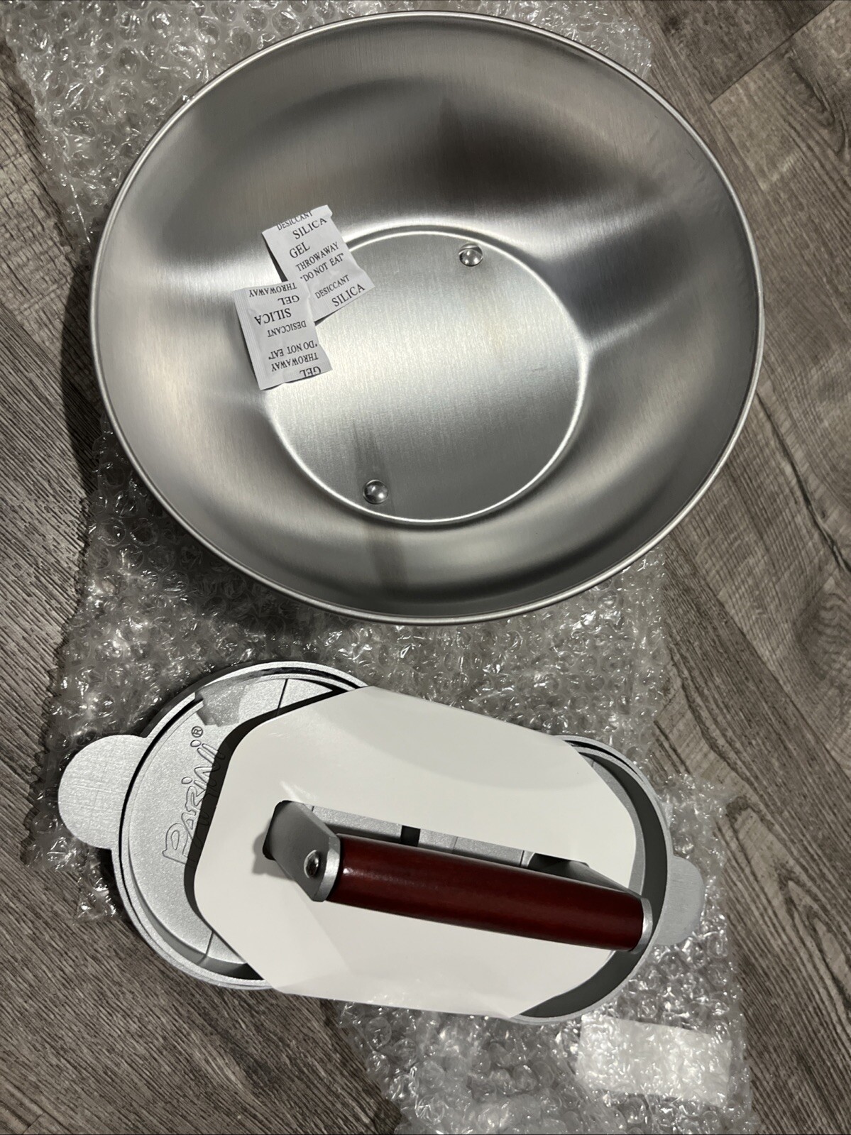 NEW - Parini Double Non-Stick Burger Press & Cheese Melting Dome 8.75" gallery