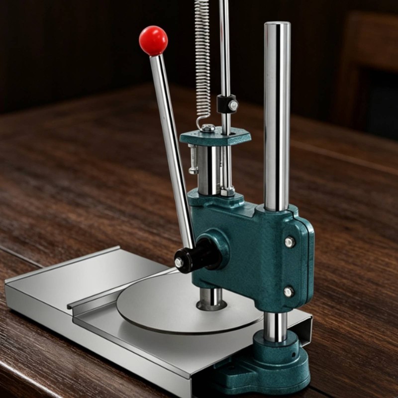 Manual Pastry Press Long-Lasting Metal Build Pastry Flattening Press Sturdy gallery
