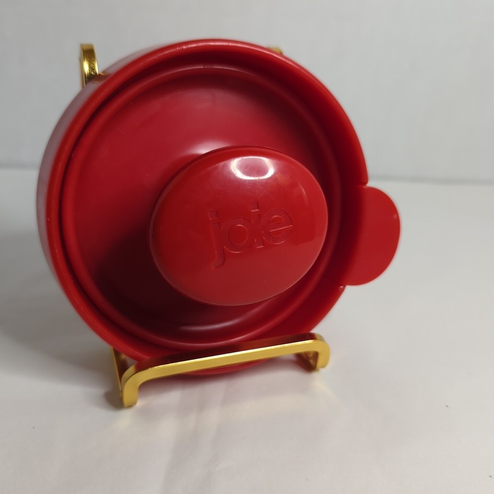 Red 3 Pc Joie Burger Press and Patty Maker Round Patties