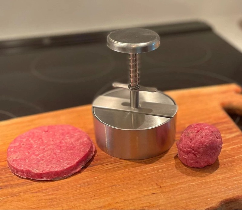 XL Burger Press 5 1/2" inch Patty Maker, Easy to Clean Dishwasher Safe, Stain... gallery