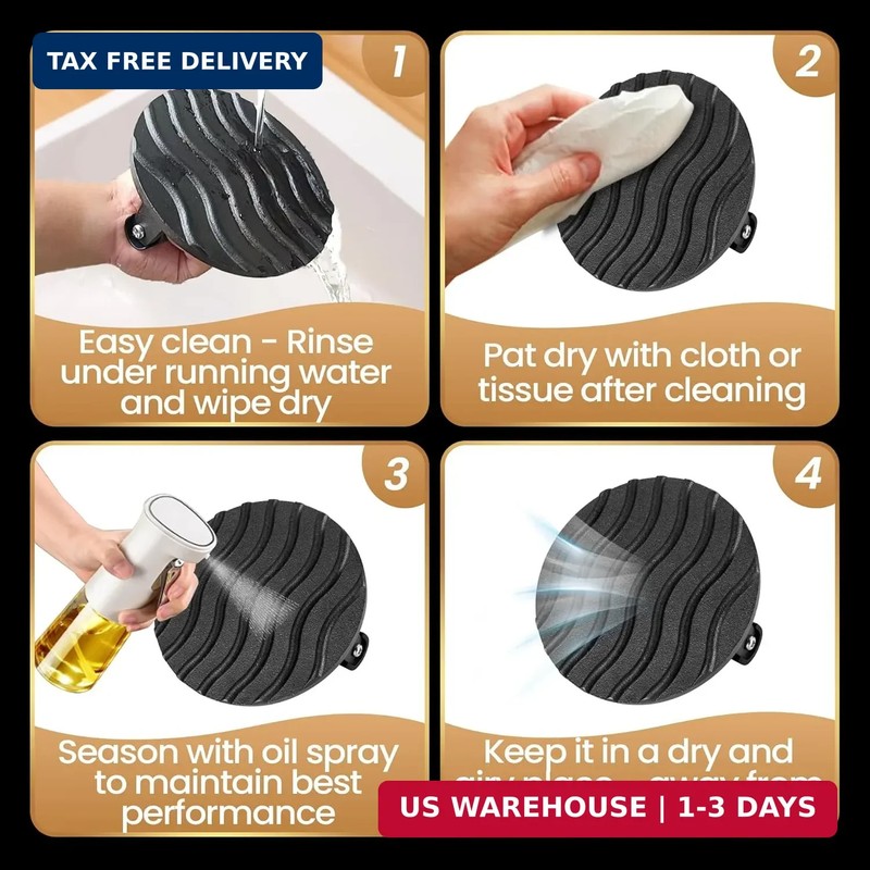 Smash Burger Press for Griddle, 5-Year Warranty, 2 lb Heavy Duty Burger Smasher gallery