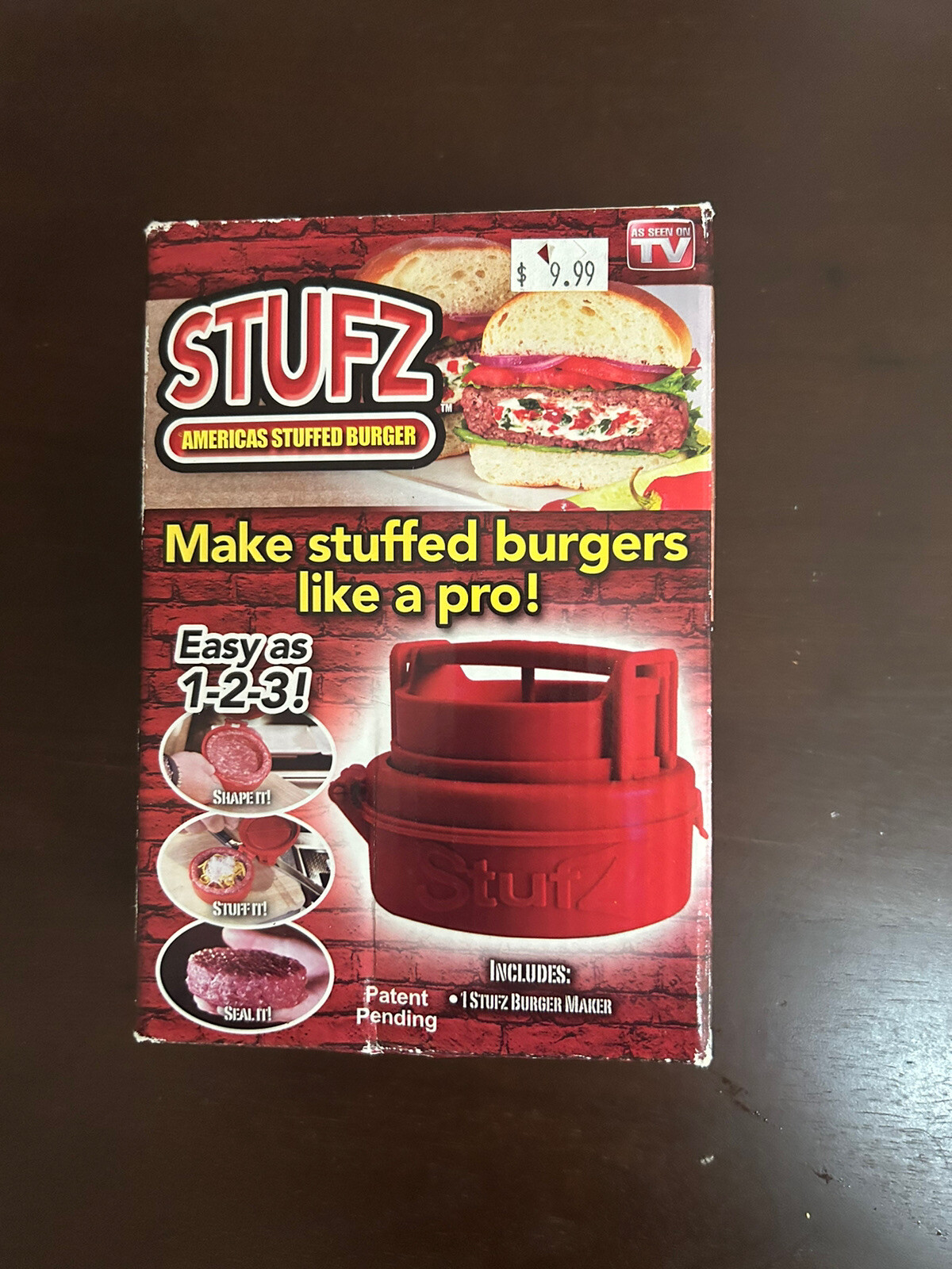 Stufz™ America's Stuffed Burger Press Brand New Never Opened See Photos For Type gallery