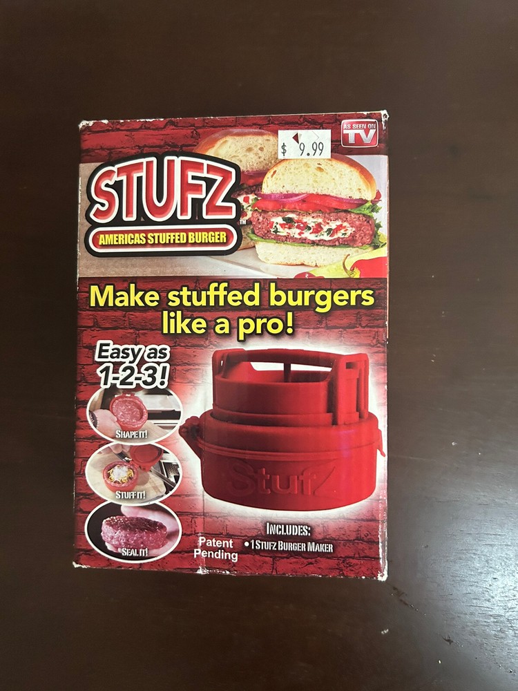 Stufz™ America's Stuffed Burger Press Brand New Never Opened See Photos For Type