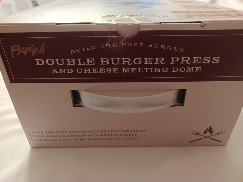 PARINI DOUBLE BURGER PRESS AND CHEESE MELTING DOME gallery