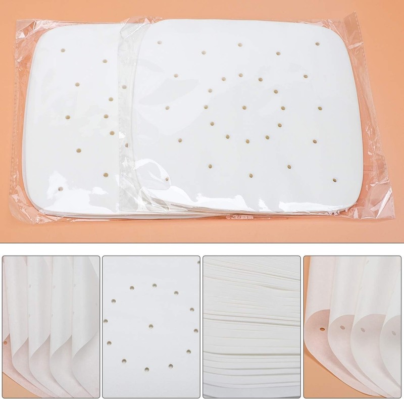Beasea Air Fryer Square Liners 8 Inch, 200pcs Parchment Paper 8 White gallery