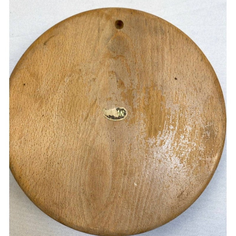 Wooden Burger Press Vintage Made in Japan MCM Retro Decor gallery