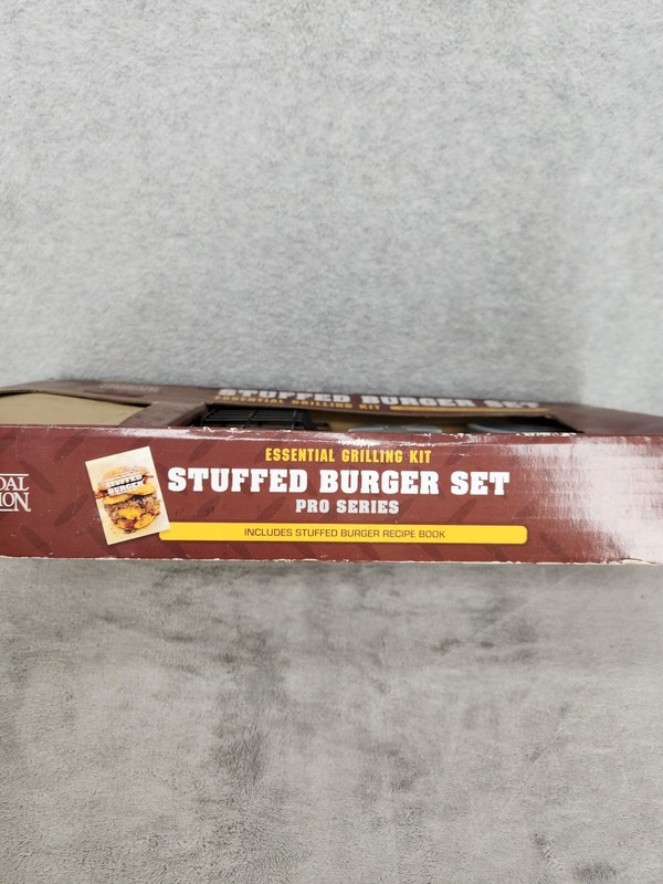 Stuff A Burger Gourmet Hamburger Set By Charcoal Companion - No Book!! gallery