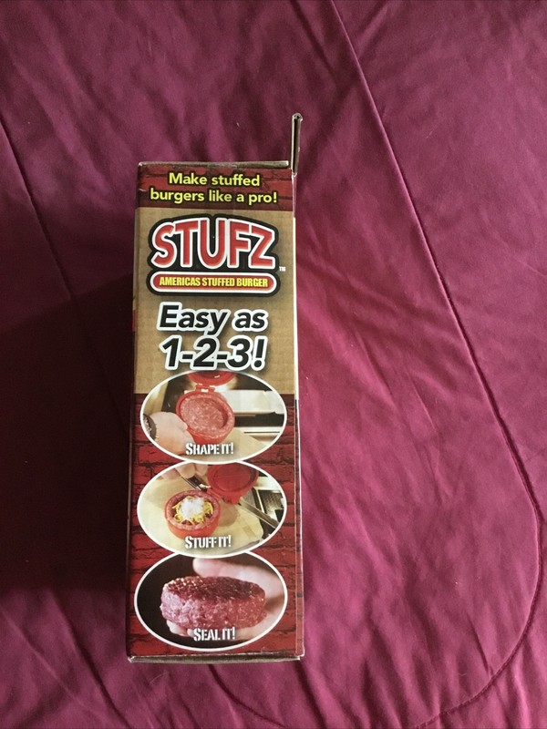 Stufz Burger Maker NIB As Seen On TV gallery