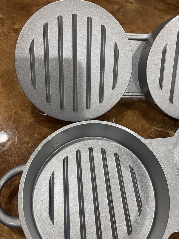 Brand New Crate And Barrel Burger Press - With Stickers And Never Used! gallery