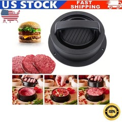 Non Stick Stuffed Burger Press Hamburger Patty Molds Maker Sliders Kitchen BBQ.