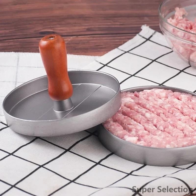 Non-Stick Aluminum Burger Press For 1/3 & 1/4 Lb Patties, With 50 Wax Papers gallery