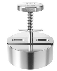 304 Stainless Steel Burger Press 4.5″ Hamburger Patty Maker, Heavy Duty