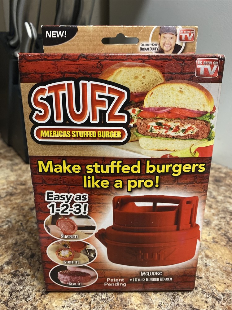 Stufz Stuffed Burger Press - Hamburger Patty Maker - As Seen On TV