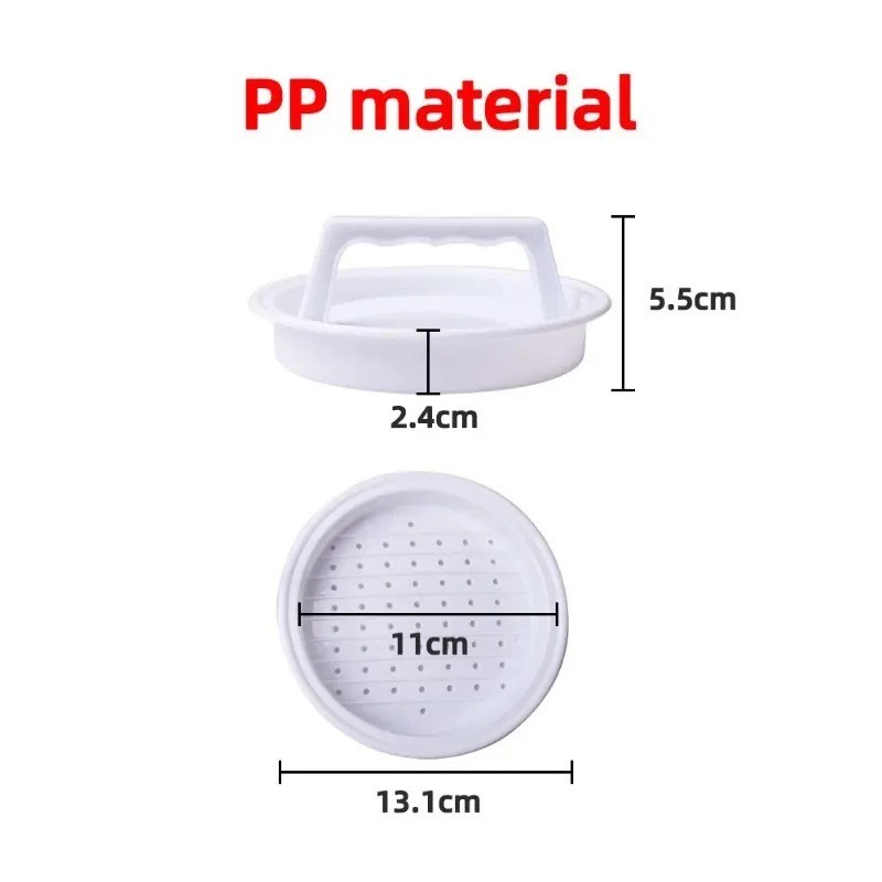 Round Hamburger Press Burger Maker Beef Patty Mold Meat Press Kitchen Tool gallery