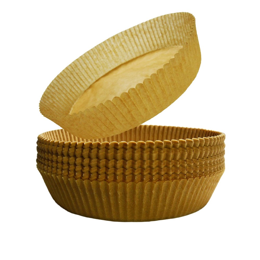 Disposable Paper Liner for Air Fryer 100pcs 6.5'', Non-stick 100, Brown