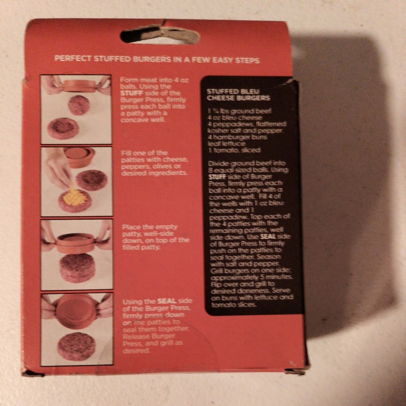 Nordic Ware 3 in 1 Stuffed Burger Press gallery